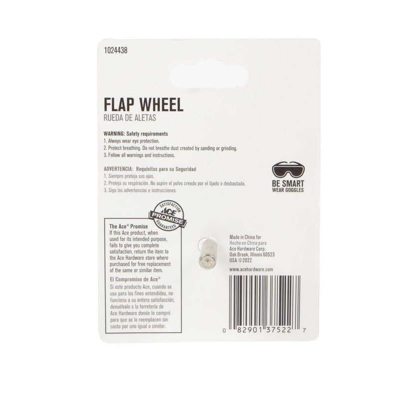 Load image into Gallery viewer, Ace 2-1/2 in. Aluminum Oxide Blend Bolt-On Drill Mount Flap Disc 120 Grit Medium 1 pk