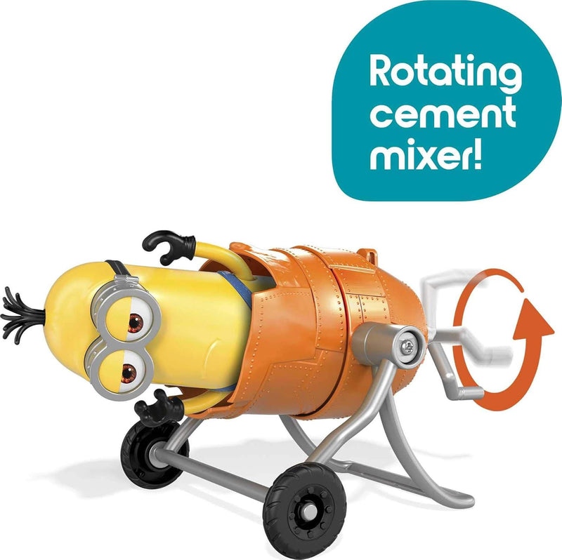 Load image into Gallery viewer, Disney Pixar Minions: the Rise of Gru Movie Moments Mixed up Minions Action Figure Interactive Toy with Articulation & Movie Scene Co Multi