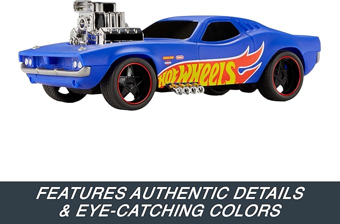 Load image into Gallery viewer, Hot Wheels 1:16 Scale RC Rodger Dodger USB-Rechargeable Toy Car, Battery-Operated Remote Control