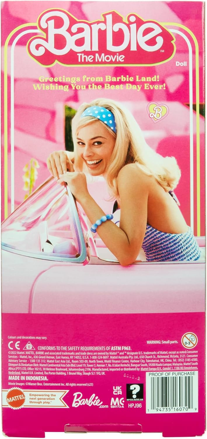 Load image into Gallery viewer, Barbie The Movie Collectible Doll, Margot Robbie As Barbie in Pink Gingham Dress