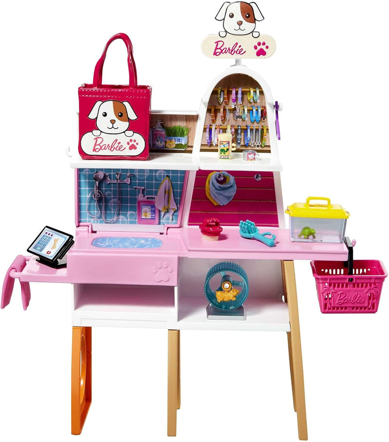 Load image into Gallery viewer, Barbie Doll And Pet Boutique Playset With 4 Pets And Accessories
