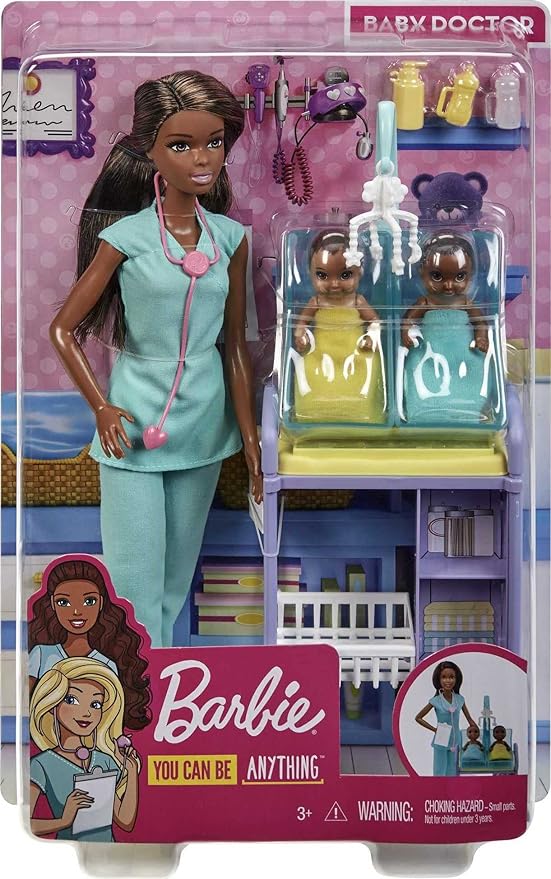Load image into Gallery viewer, Barbie You Can Be Anything Baby Doctor Doll and Playset