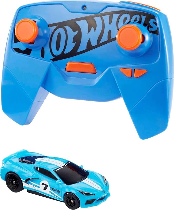 Load image into Gallery viewer, Hot Wheels RC 1:64 Scale C8 Corvette Rechargeable Radio-Controlled Vehicle