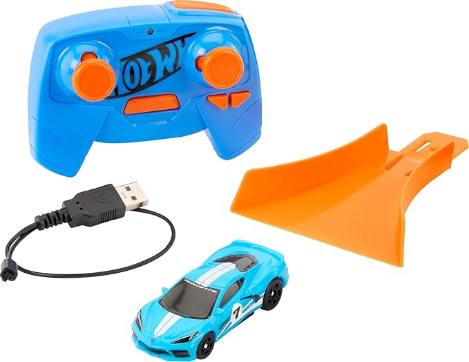 Load image into Gallery viewer, Hot Wheels RC 1:64 Scale C8 Corvette Rechargeable Radio-Controlled Vehicle