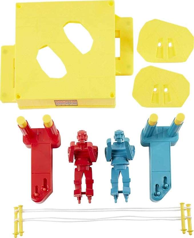 Load image into Gallery viewer, Rock 'Em Sock 'Em Robots Kids Game, Fighting Robots With Red Rocker & Blue Bomber