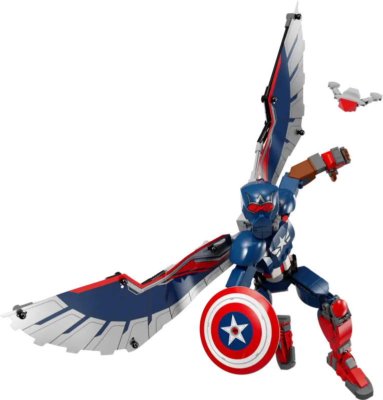Load image into Gallery viewer, LEGO Marvel New Captain America Construction Figure
