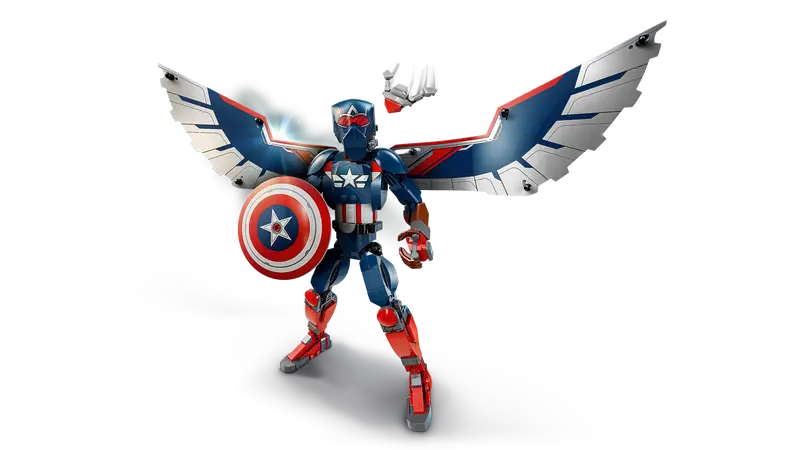 Load image into Gallery viewer, LEGO Marvel New Captain America Construction Figure
