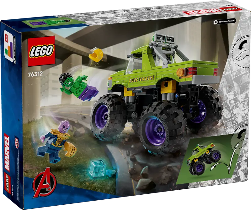Load image into Gallery viewer, LEGO Marvel The Hulk Truck vs. Thanos