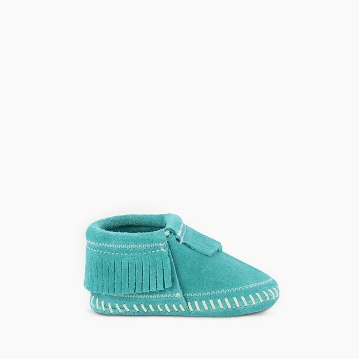 Load image into Gallery viewer, Minnetonka Toddler's 1-4 Riley Bootie Turquoise
