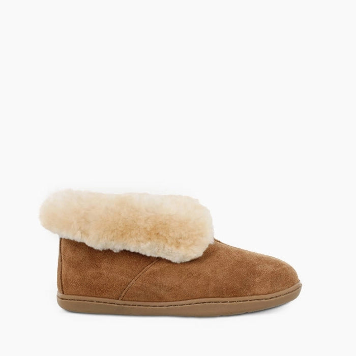 Load image into Gallery viewer, Minnetonka Women's Sheepskin Ankle Boot 5-11 Tan