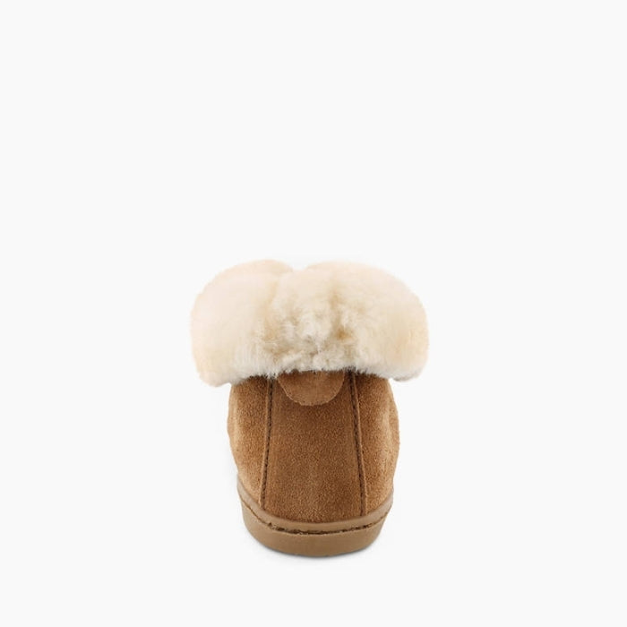 Load image into Gallery viewer, Minnetonka Women's Sheepskin Ankle Boot 5-11 Tan