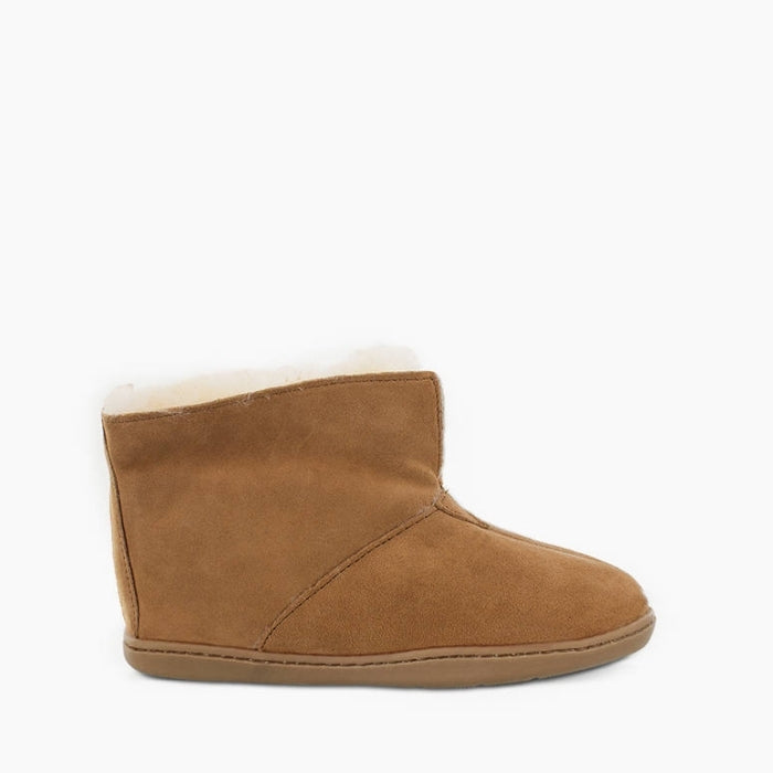 Load image into Gallery viewer, Minnetonka Women's Sheepskin Ankle Boot 5-11 Tan