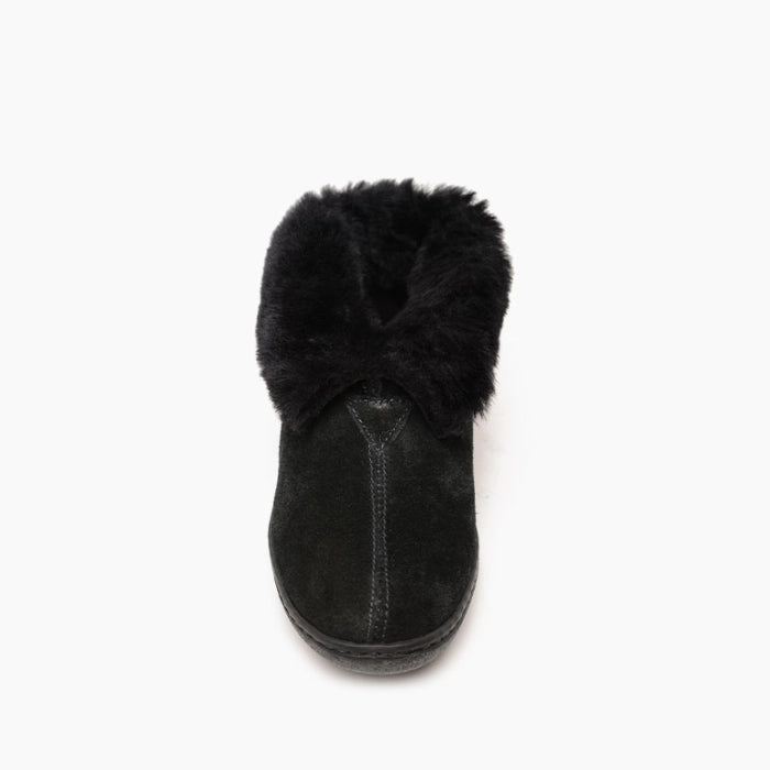 Load image into Gallery viewer, Minnetonka Women's Sheepskin Ankle Boot 5-11 Black