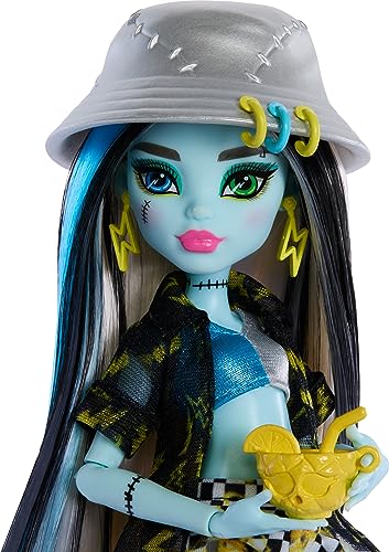 Load image into Gallery viewer, Monster High Scare-Adise Island Frankie Stein Fashion Doll With Swimsuit & Accessories