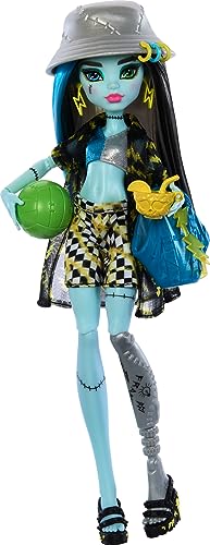 Load image into Gallery viewer, Monster High Scare-Adise Island Frankie Stein Fashion Doll With Swimsuit & Accessories
