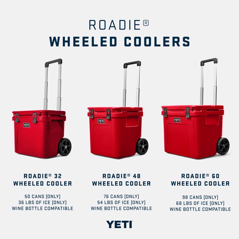 Load image into Gallery viewer, YETI Roadie 32 Red 32 qt Roller Cooler (IN-STORE PICKUP ONLY)