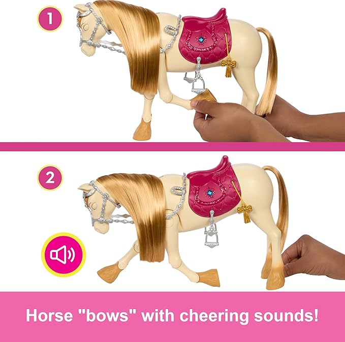 Load image into Gallery viewer, Barbie Mysteries: The Great Horse Chase Interactive Toy Horse With Sounds, Music & Accessories