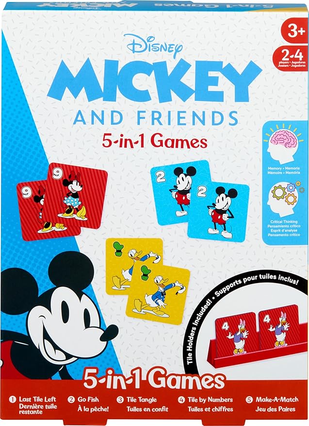 Load image into Gallery viewer, Disney Mickey and Friends 5-in-1 Games for Kids
