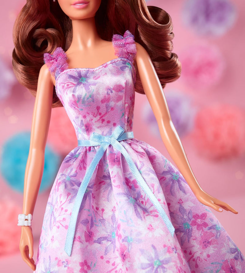 Load image into Gallery viewer, Barbie Signature Birthday Wishes Collectible Doll in Lilac Dress With Giftable Packaging