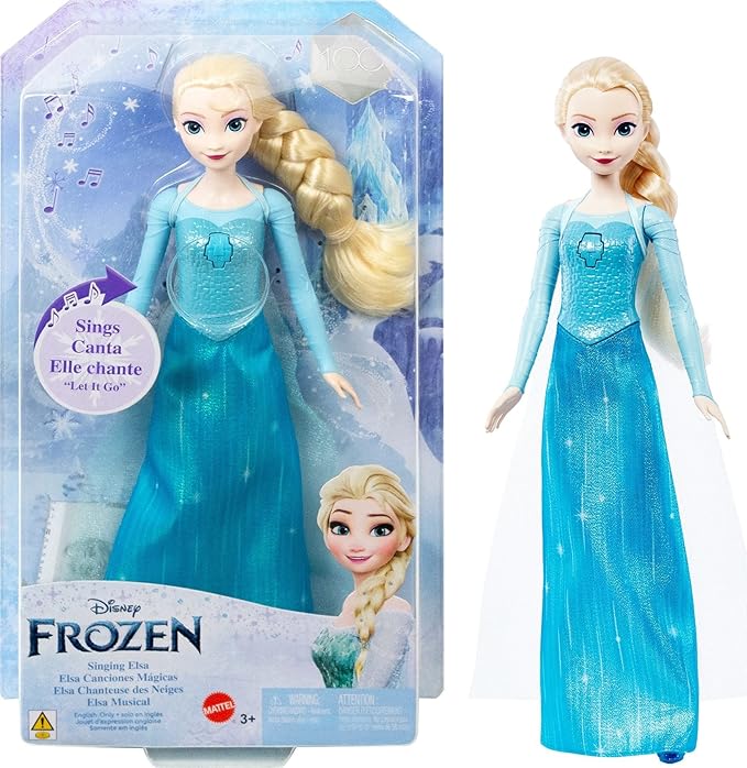 Load image into Gallery viewer, Disney Frozen Singing Elsa Doll, Sings Clip Of “Let It Go” From Disney Movie Frozen