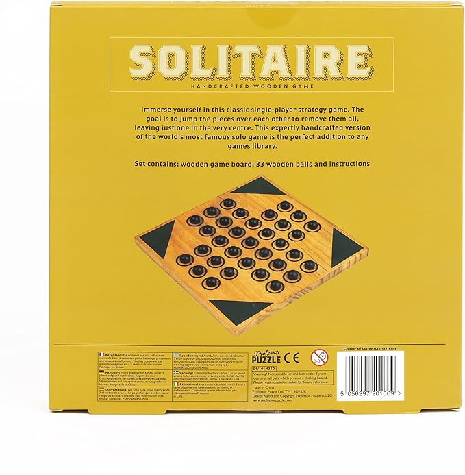 Load image into Gallery viewer, Wooden Games Workshop - Solitaire