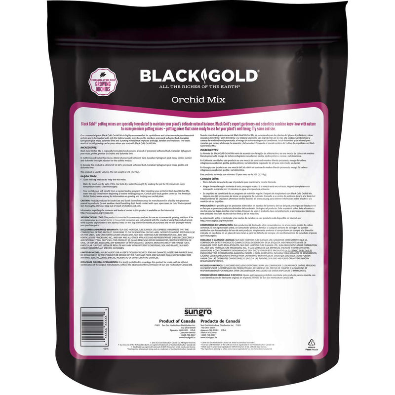Load image into Gallery viewer, Black Gold Organic Orchid Potting Mix 8 qt