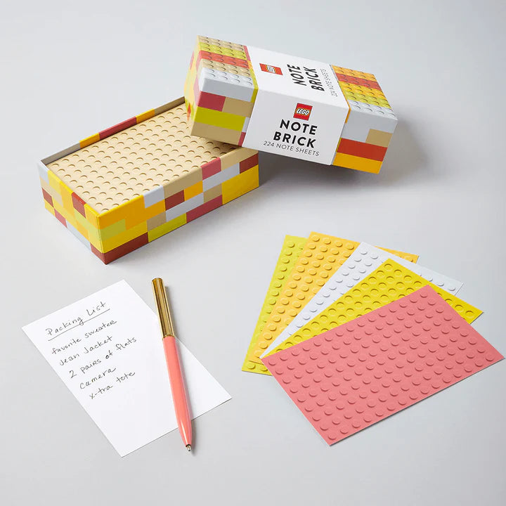 Load image into Gallery viewer, LEGO Note Brick (Yellow-Orange)