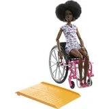 Load image into Gallery viewer, Barbie Fashionistas Doll #194 With Wheelchair & Ramp, Curly Brown Hair, Romper & Accessories