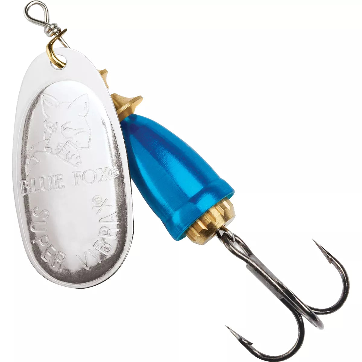 chrome fishing lures Blue Fox Classic Vibrax 06 Plated 5/8 Oz Fishing Lures (Chrome/Blue) – The General Store Spokane