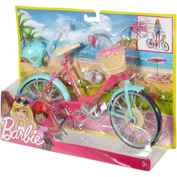 Load image into Gallery viewer, Barbie Bicycle with Basket of Flowers
