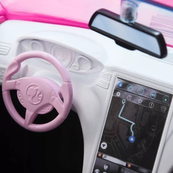 Load image into Gallery viewer, Barbie Pink Convertible 2-Seater Vehicle With Rolling Wheels, For 3 To 7 Year Olds
