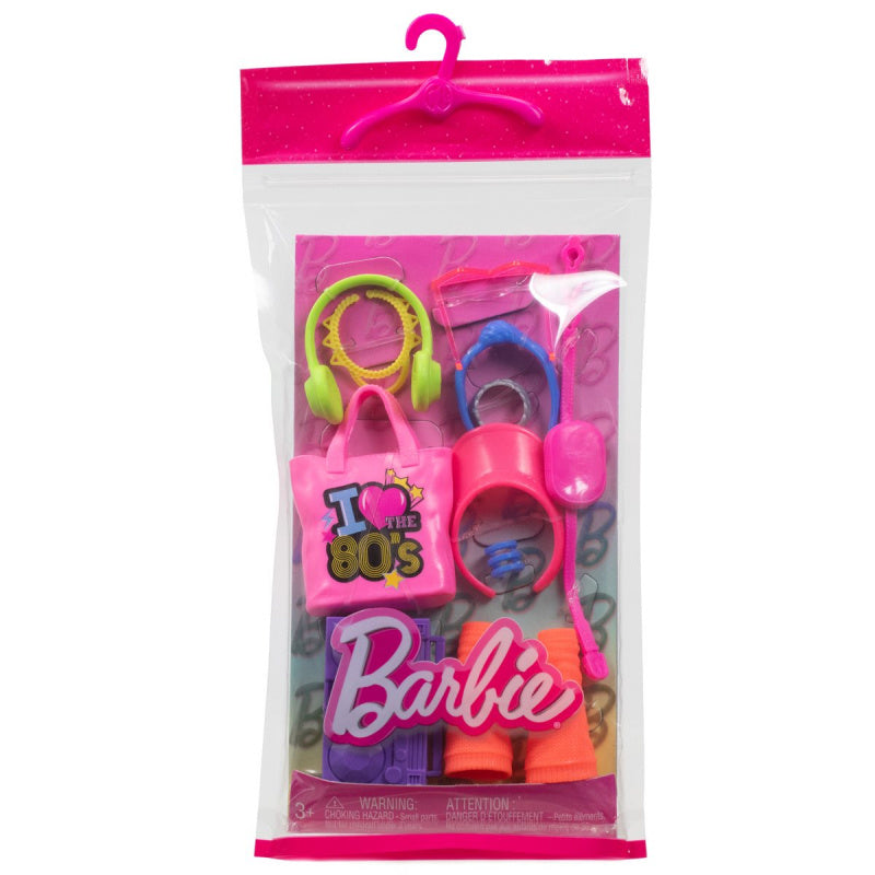 Load image into Gallery viewer, Barbie Doll Accessories With 1980s Retro Theme, Neon Styling Pieces, Stereo & Headphones