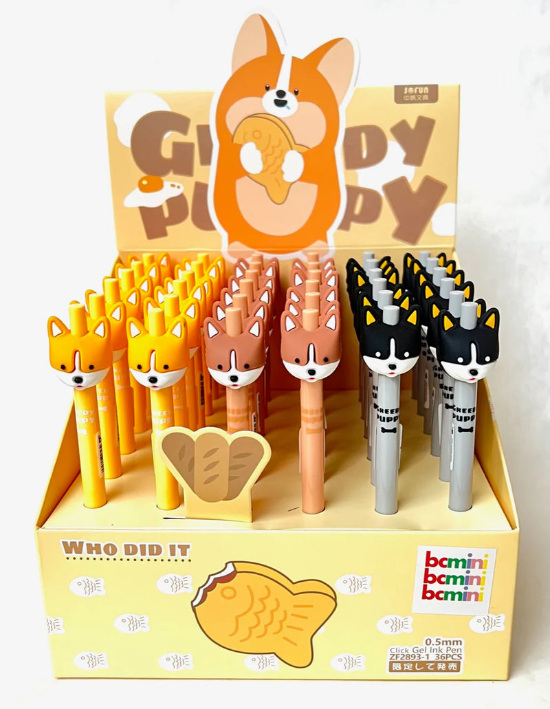 Load image into Gallery viewer, Corgi Retractable Gel Pen (sold separately)