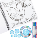 Load image into Gallery viewer, Spirograph Doodle Art Journal