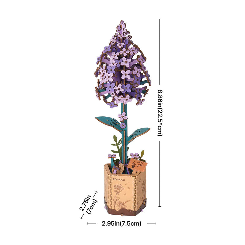 Load image into Gallery viewer, Rowood DIY Wooden Flower Lilac