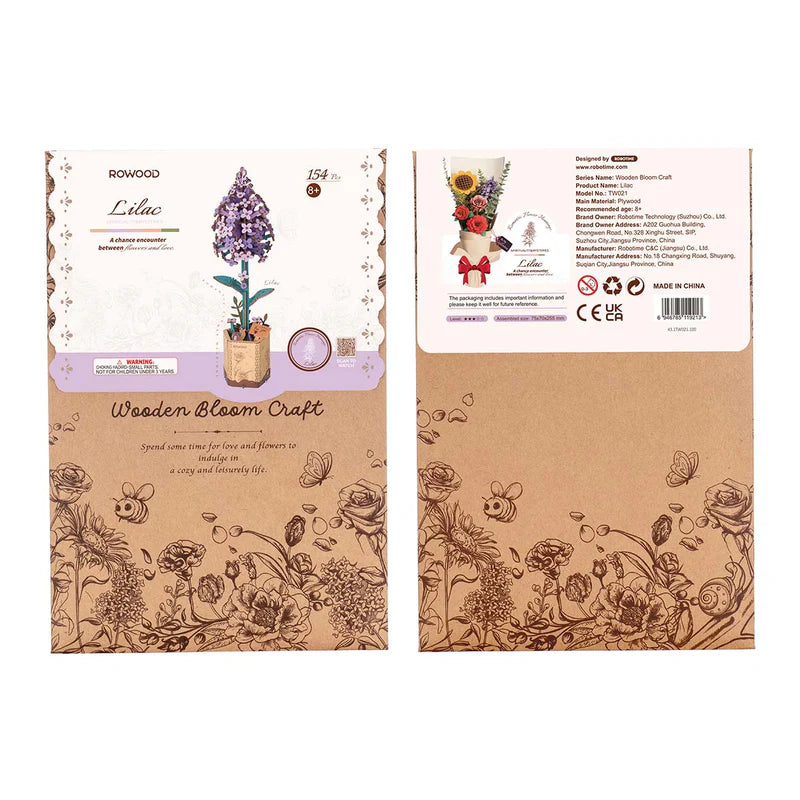 Load image into Gallery viewer, Rowood DIY Wooden Flower Lilac