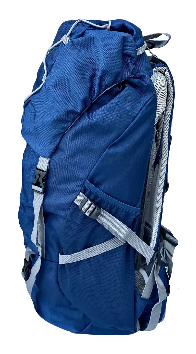 Load image into Gallery viewer, Ledge Kinetic 40 Liter Hiking Backpack (Blue)