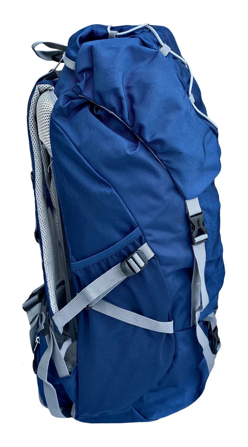 Load image into Gallery viewer, Ledge Kinetic 40 Liter Hiking Backpack (Blue)