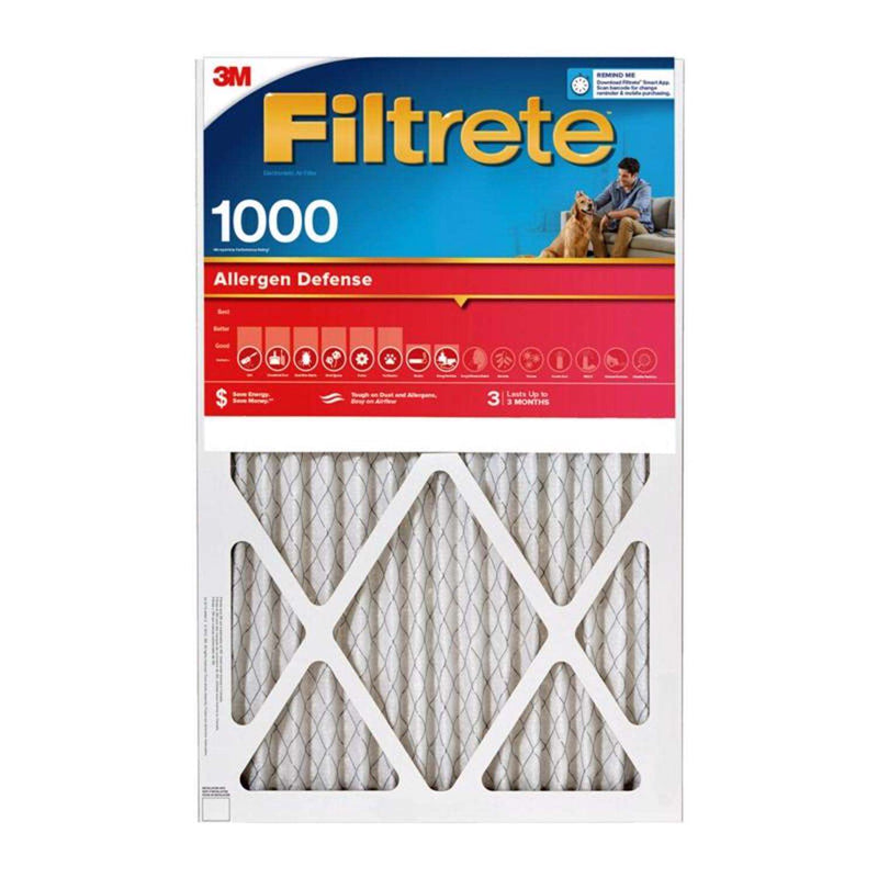 Load image into Gallery viewer, Filtrete Allergen Defense 20 in. W X 25 in. H X 1 in. D 11 MERV Pleated Air Filter 1 pk