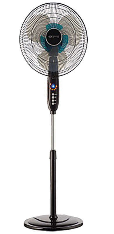 Polar Aire 53 in. H X 16 in. D 3 speed Oscillating Dual Blade Stand Fan