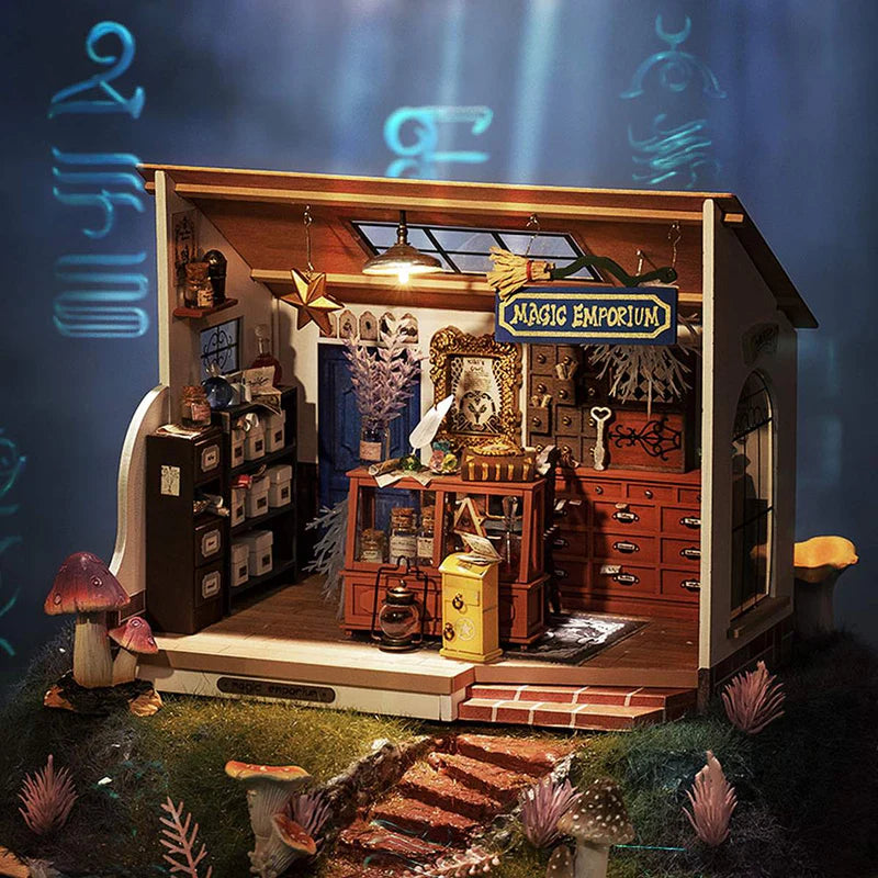 Load image into Gallery viewer, Rolife Kiki's Magic Emporium DIY Miniature House Kit