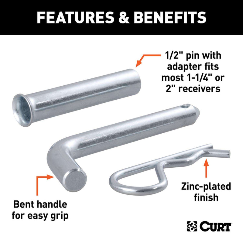 Load image into Gallery viewer, CURT Hitch Pin and Adapter