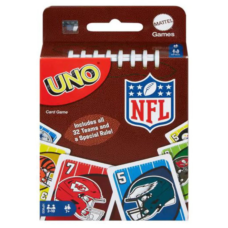 Load image into Gallery viewer, UNO NFL Card Game For Kids, Adults And Family Night, Features All 32 NFL Teams