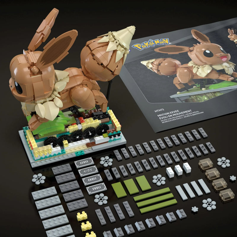 Load image into Gallery viewer, MEGA Pokémon Motion Eevee Building Toy Kit (1366 Pieces) For Collectors