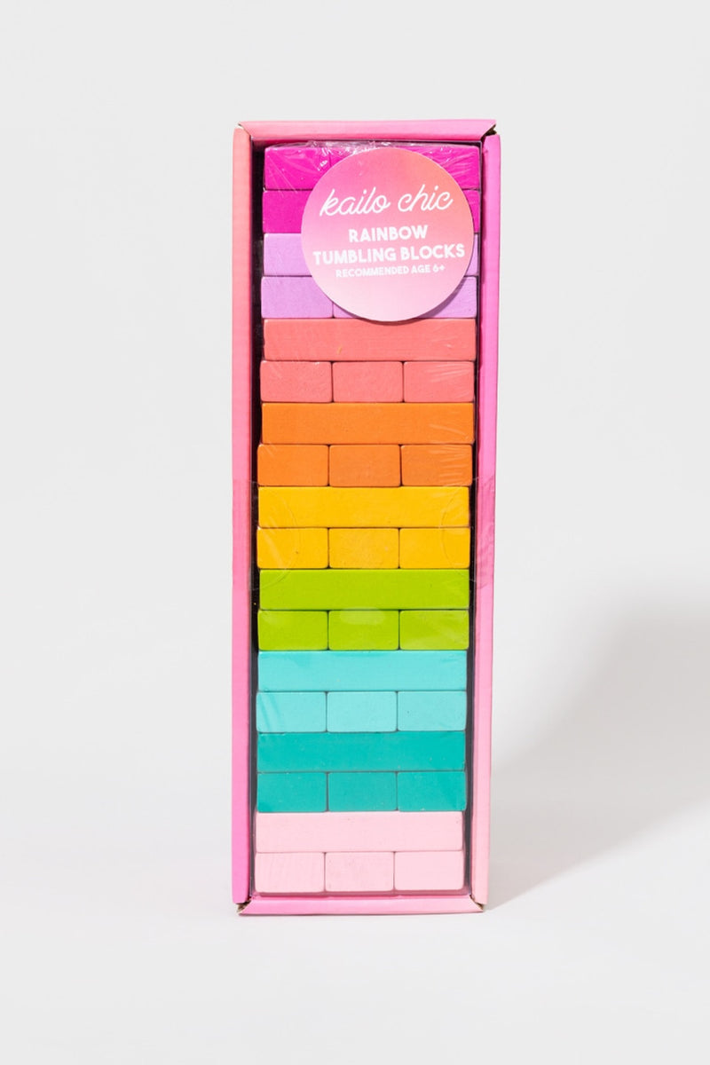 Load image into Gallery viewer, Kailo Chic Rainbow Tumbling Blocks
