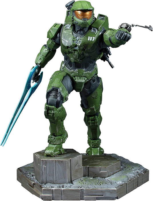 Halo Infinite: Master Chief With Grappleshot PVC Statue