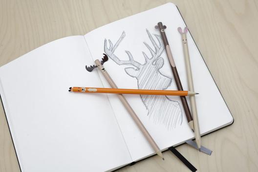 Woodland Pencils - Set of 4
