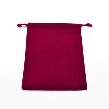 Chessex Dice Bag Suedecloth (S) Burgundy 4" x 5 1/2"