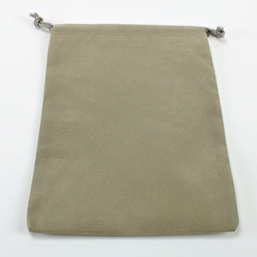 Chessex Dice Bag Suedecloth (L) Grey 5" x 7 1/2"