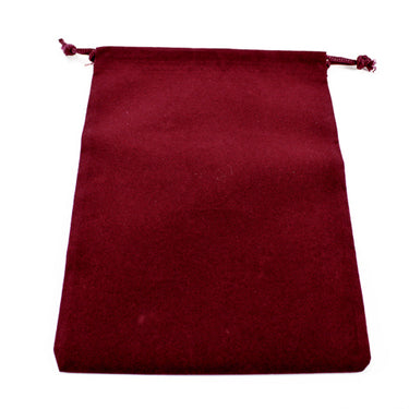 Chessex Dice Bag Suedecloth (L) Burgundy 5" x 7 1/2"